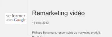 Retargeting video Youtube